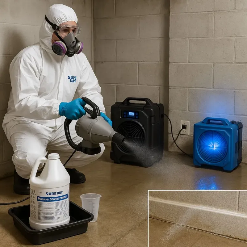 Sanitization and Odor Removal process in Christmas, FL